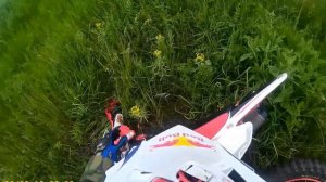 питбайк падение