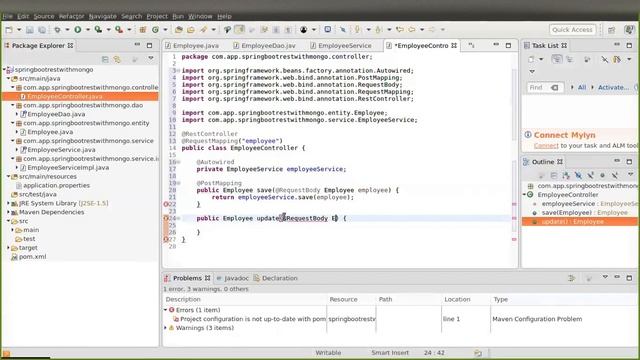 Spring Boot with MongoDB | Rest API | Application Example смотреть онлайн