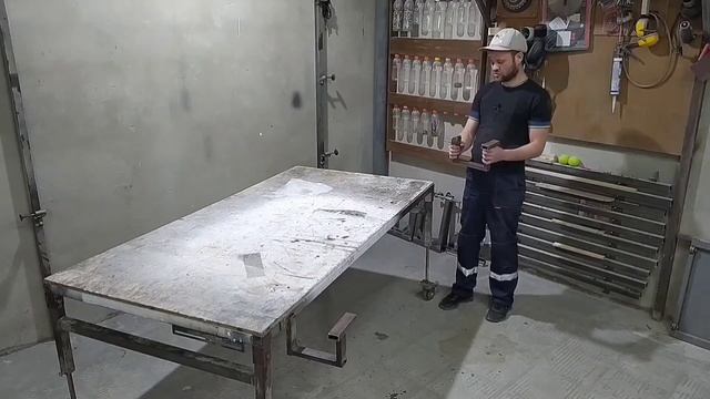 Стол трансформер. Столярный стол. Сварочный стол.Сборочный стол в мастерской.Столярная мастерская. смотреть онлайн