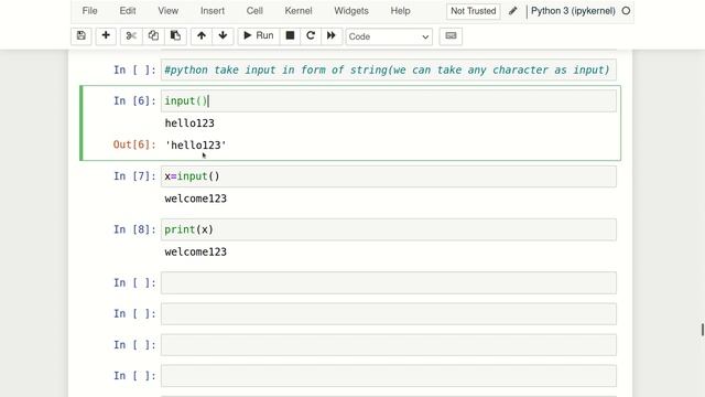 Learn How to Take Input from User in Python.