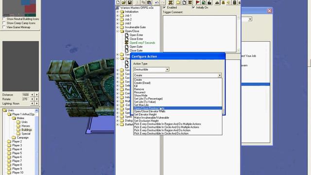 Warcraft 3 Editor OpenClose Gate