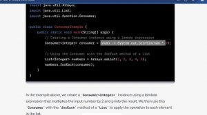 consumer example java Interview Question