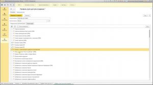 Видео №1.6. Права доступа в системе 1C_CRM 3.0. Основные принципы.