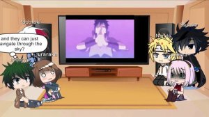 Naruto and MHA reacts to Sasuke//episode 4//Gacha club //