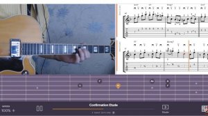 Confirmation ( Charlie Parker)  bebop etude for guitar