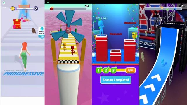 Hair Challenge Vs Epic Race 3D Vs Fun Race 3D смотреть онлайн