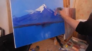 Игорь Сахаров, горный пейзаж маслом, научиться писать горы