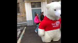 Белый медведь на день рождения девочке Москва