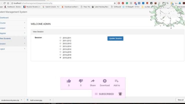 Free Download Php | Mysql School Management System With Source Code