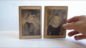 Обложки на паспорт из натуральной кожи, с фотографией.