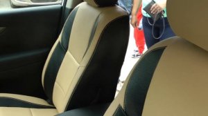 Авточехлы из экокожи для Ниссан Кашкай 2 поколение   Установка