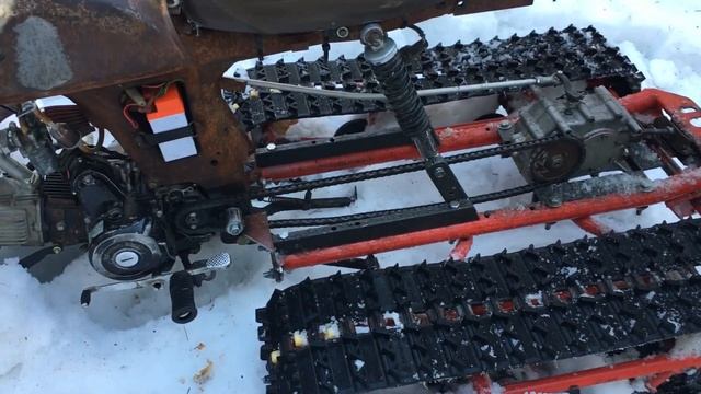 Поставил карбюратор СССР и разворотило редуктор. Alpha Fenix полугусь. смотреть онлайн