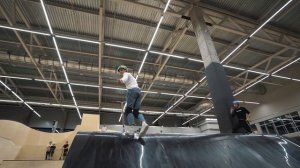 Команда KSS переезжает в Урам! Трюки на самокате по фанерному морю.