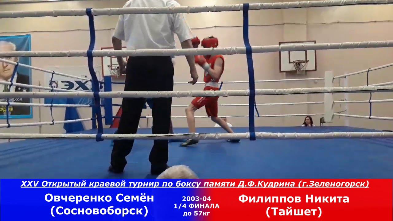 Филиппов Никита (Тайшет) vs Овчеренко Семён (Сосновоборск)
