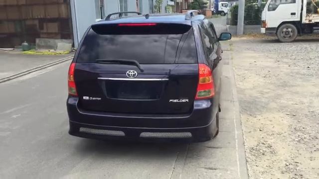 Видео-тест автомобиля Toyota Corolla Fielder (темно-синий, NZE121-0226844, 1NZ-FE, 2003г) смотреть онлайн