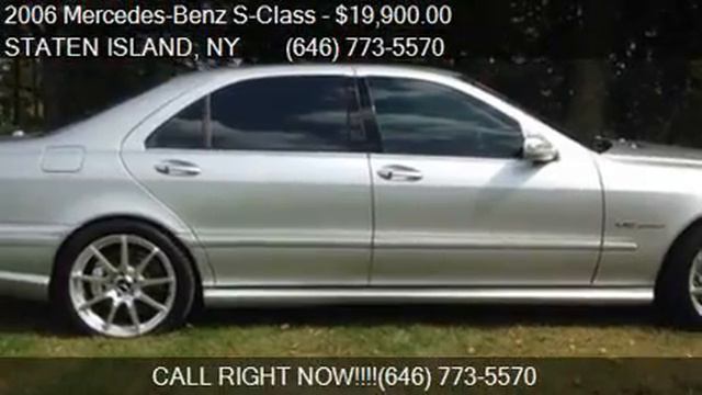 2006 Mercedes-Benz S-Class S65 AMG 4dr Sedan for sale in STA смотреть онлайн