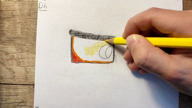 Как нарисовать злобный глаз ( карандашами ). смотреть онлайн