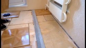 Укладка модульного паркета