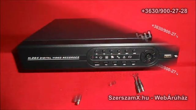 DVR H.264 4 kamerás Online éjjellátó térfigyelő kamera rendszer 320GB ÚJ смотреть онлайн