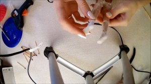 Туфли из термоклея для барби