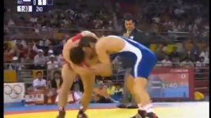 Бувайсар Сайтиев vs Сослан Тигиев -74 кг. - Олимпийские игры 2008 г Пекин.