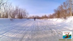 рыбалка в НАО на Хариуса, или первый раз в жизни на Хариуса 01.04.2016г.