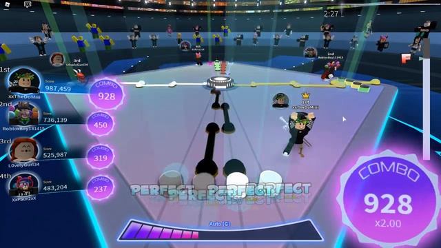 Roblox - Robeats - Bad Apple ( Acc 95.97% Score 2023150 ) смотреть онлайн