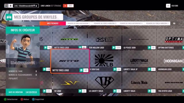 Forza Horizon 4 - 「Vinyl Groups / Liveries」 ( Storefront Showcase )