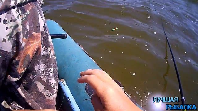 Ловля карася на поплавок с лодки. Оз.Песчаное