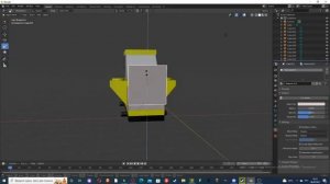 LEGO ART Погрузчик в Blender 3D (таймлапс рисовки)