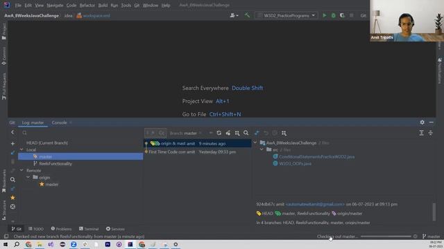 Mastering Git & GitHub - Part 2 | Tracking Changes | Branching | Resolve Merge Conflicts | смотреть онлайн