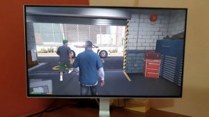 GTA V on PS4 Slim (1080P Monitor)