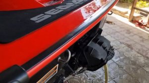 гидроцикл seadoo 215 прогрев двигателя для замены масла