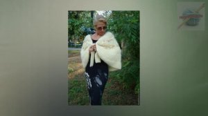 Вязаная накидка. Knitted cape