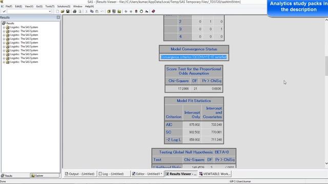 Ordinal Logistic Regression Example | Statistical Modelling