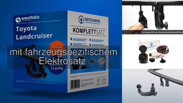 Anhängerkupplung von Westfalia beim Toyota Landcruiser nachrüsten смотреть онлайн