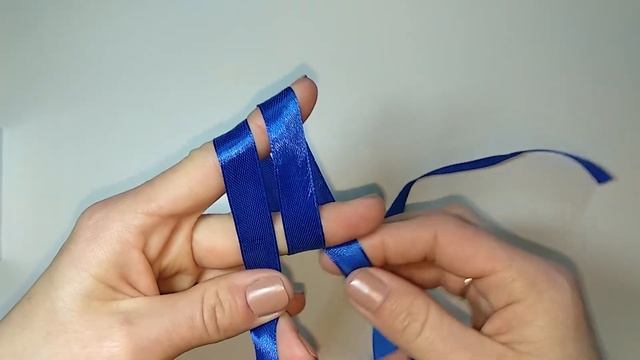 БАНТИКИ из Лент | 3 СПОСОБА | Бант на вилке | Бант на пальцах | DIY Ribbon BOWS tutorial