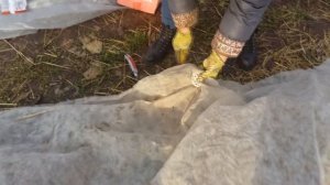 Крепление укрывного материала