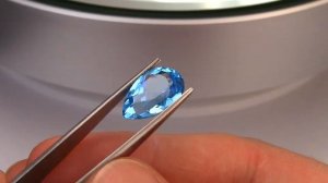 Swiss blue Topaz. Голубой топаз. Натуральный камень