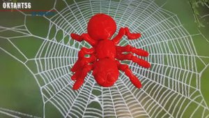 Гибкий паук на подвижных соединениях. Веселая игрушка для ребенка - 3Д печать на заказ