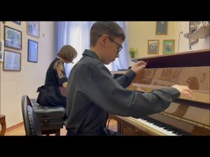 201 Алексеев Богдан, Алексеева Эвелина   Г Ф  Гендель  Кончерто Гроссо соль минор, IV часть 480p