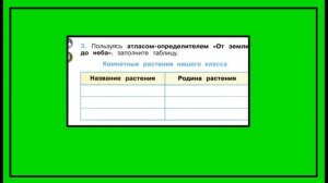 Окружающий мир 2 класс рабочая тетрадь 1 часть. Комнатные растения