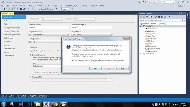 How to Change NET Framework Version смотреть онлайн