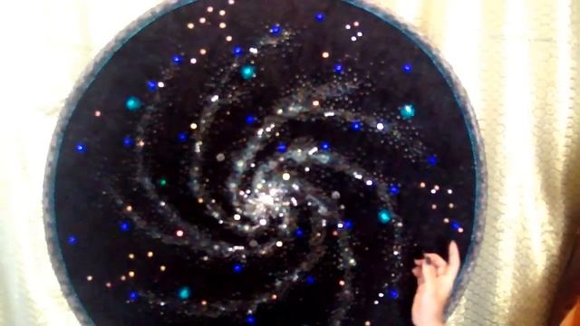 Вышивка бисером бусами Галактика космос. София Голдберг. Space galaxy beadwork смотреть онлайн