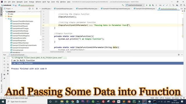 Java Tutorial Part 8 | Methods |  How to Create Function in Java