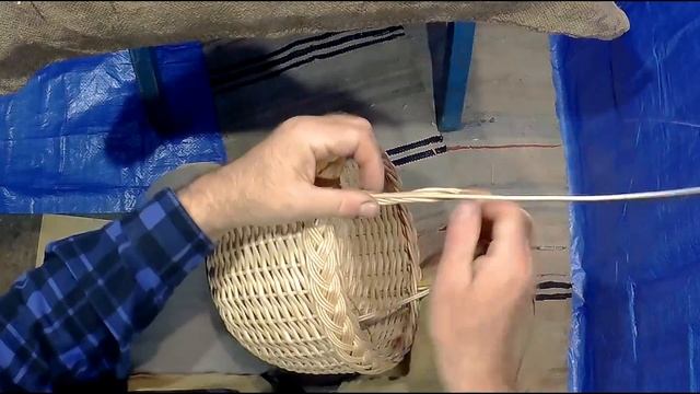 8) Ручка. (небольшая круглая корзина от начала до конца смотреть онлайн