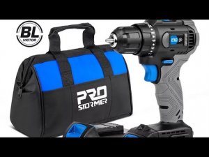 Бесщеточная аккумуляторная дрель шуруповёрт PROSTORMER Brushless Cordless Drill Screwdriver.mp4