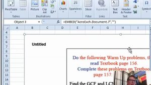 Excel - Embed a PDF in Excel - Podcast #1466