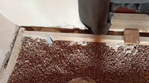 Пол из шпунтованной доски, установил лаги, ремонт комнаты...