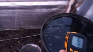 Аккумулятор тепла в теплице.